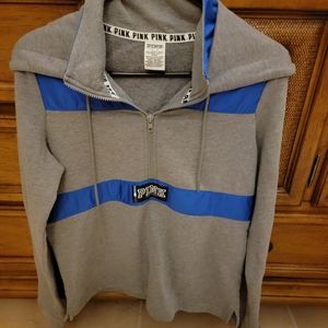 VICTORIA SECRETS PINK PULLOVER SOFT COTTON WITH HOOD. S P